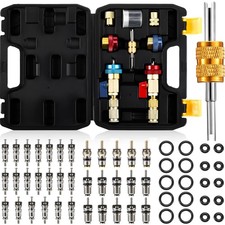 AC Refrigerant Valve Core Removal Installer Kit 3 Pc R134a R1234YF R12 R22 R410 picture