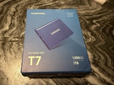 SAMSUNG T7 Portable SSD 1TB Indigo Blue USB 3.2 Gen2 External MU-PC1T0H/AM picture