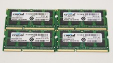 Crucial DDR3L 1600MHz 32GB (4 x 8GB) SODIMM RAM PC3L-12800 2Rx8 Laptop Memory picture