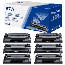 6 PK CF287A 87A Toner Compatible For HP Enterprise M506dh MFP M527dn Pro M501dn picture
