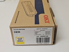 Genuine Oki 44059109 Yellow Toner Cartridge for Oki C830 color printers, new picture