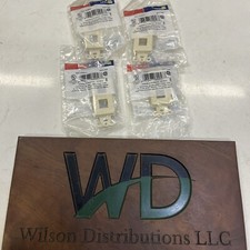 LEVITON 41642-I QUICKPORT DECORA INSERT 2 PORT WHITE LOT OF 4 picture