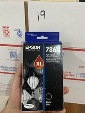 Genuine Epson 786XL Black Ink Cartridge T786XL120 Expires 07/2020 New in Box picture