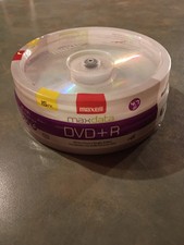 15 PK Maxell Maxdata DVD+R 4.7 GB 120 min Max/16X write Speed. Brand New picture