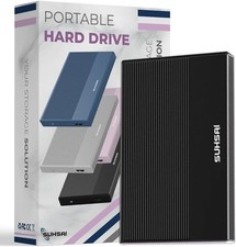 SUHSAI 1TB External Hard Drive USB 3.0 Portable HDD 2.5