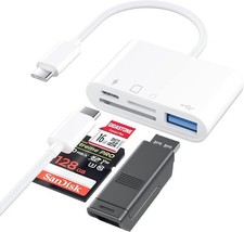 FLEAVER Type C SD TF Card Reader 4 in 1 USB C to USB Camera Memory Card Reader picture