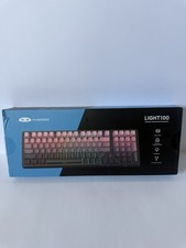 MageGee LIGHT100 Wireless Creamy Keyboard, Gasket Hot Swappable 2.4G/USB-C/BT5.0 picture