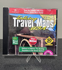 Y2K Swift Jewel Talking Travel Maps U.S.A. CD-ROM for Windows 95 CDR-624 picture