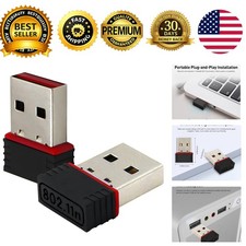 2 Pack 150Mbps Wireless USB WiFi Adapter Single Band 2.4GHz Plug and Play Win10 picture