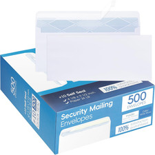 500PCS #10 Envelopes Letter Size Self Seal Business Envelopes No Window Security picture