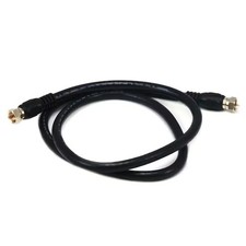 Monoprice Coaxial Cable,RG-6,3 ft.,Black 3030 Monoprice 3030 0844660030300 Black picture