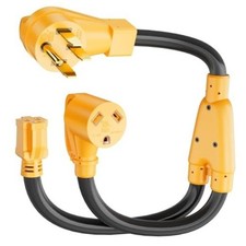 RV 50 Amp to 30 Amp and 15 Amp Y Splitter, NEMA 14-50P to TT-30R & 5-15R Y picture