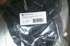 MONOPRICE (3 PK) 20mm x 1.5m Spiral Wrapping Bands, Black. 140370 picture