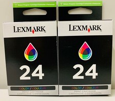 New Genuine Lexmark 24 2PK Box X Series X4530 Z Series Z1410 Z1420 picture