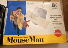 New Vintage Logitech Model 5160 MouseMan 3 Button Computer Serial Mouse  1993 picture