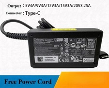 Chicony 65W 20V 3.25A USB-C AC Adapter Type-C Charger A20-065N3A A065RP99P picture