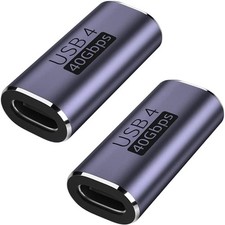 USB C Female to Female Coupler Adapter 40Gbps Thunderbolt 4 3 100W 8K Video picture