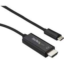 StarTech 3 m [10 ft.] USB-C to HDMI Cable - 4K at 60Hz - Black (cdp2hd3mbnl) picture