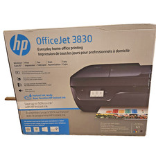 HP OfficeJet 3830 Wireless All-In-One Inkjet Printer Print Fax Scan Copy NEW picture