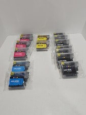 EZ Ink LC61/65XL Black Cyan Magenta Yellow Ink Cartridge Lot Of 15 picture