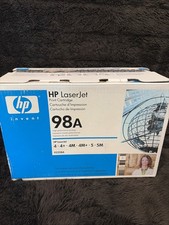 New OEM HP LaserJet 98A Toner Cartridge Black 92298A Open Box Toner New & Sealed picture