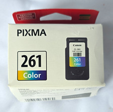 Canon Genuine CL-261 (3725C001) Tri-Color Inkjet Ink Cartridge for PIXMA picture