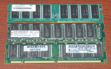 3x 168 Pin SDRAM 1x 32MB 1x 128MB 1x 512MB Mixed Brands READ picture