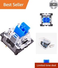 DIY Mechanical Keyboard Blue Switches - 20-Piece Pack, Solder-Free Installation picture