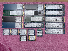 LOT OF 20 - 128GB & 256GB M.2 2230 & 2280 NVMe SSD Solid State Drive -  picture
