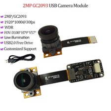 1920*1080P GC2093 USB Camera Module WDR  H.264 MJPG/YUV UVC Free Drive FPC Cable picture