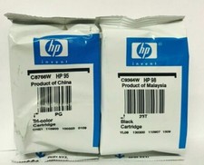 2 pack OEM Genuine HP 98 Black & 95 Tri Color Combo Ink cartridge for Printer picture