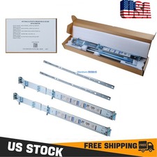 2U Static Rails for Dell R510 R520 R530 R540 R720 R730 R740 R820 R6525 R7525 picture