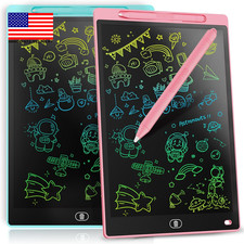 [2 Pack]  LCD Writing Tablet 8.5-Inch Colorful Doodle Board, Toddler Learning Ed picture