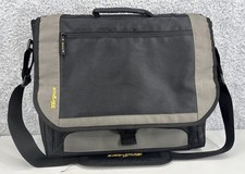 Targus CityGear Messenger Laptop Bag Black Gray Nylon Shoulder Bag Case picture