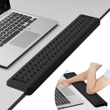 L Shaped 60CM Desk Long Wrist Rest Elbow Black Memory Foam Arm Edge Cushion picture