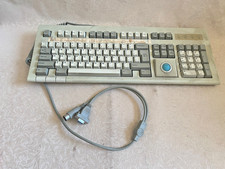 Vintage Chicony KB-5591 Mechanical Trackball Keyboard SMK Monterey Switch Clicky picture
