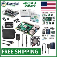 All-in-One Raspberry Pi 4 Kit: 4GB RAM, Clear Case & Comprehensive Accessories picture