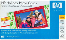 HP Holiday Photo Cards Q8016A 20 w/ Envelopes 4x8