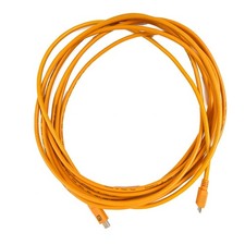 Tether Tools TetherPro USB-C to 2.0 Micro-B 5-Pin Cable | Orange | 15 ft (4.6m) picture