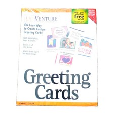 proventure greeting cards software windows cd new sealed vintage clipart creator picture
