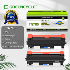 2PK TN760 Toner Cartridge for Brother HL-L2395DW L2370DWXL MFC-L2717DW TN730 picture