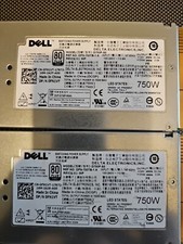 lot of 2 DELL Switching Power Supply 0FN1VT DPS-750TB-1 A PowerEdge picture