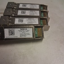 lot of 4 -NOKIA 1AB410060001 10GbE SFP 10.3G 10km I-temp Optical Transceivers picture