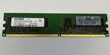 1GB Elpida DDR2-800 RAM PC2-6400U CL6 1Rx8 Dimm EBE10UE8AEFA-0.3oz-E HP Tested W picture