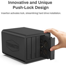 TERRAMASTER 4 Bay USB 3.2 External Plug & Play Hard Drive Enclosure D4-320 - NEW picture