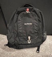 Wenger Swiss Army Black Laptop Backpack w/ Nutanix Logo and Keychain NWOT picture