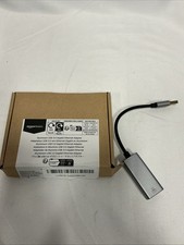 Amazon Basics Aluminum USB 3.0 Gigabit Ethernet Adapter, Gray Portable TESTED picture