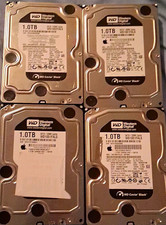 Lot Of 4 Western Digital Caviar Black 1TB 3.5