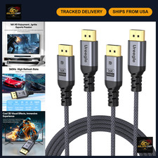 High-Speed DisplayPort 2.1 Cable 6.6ft 2-Pack, 16K 60Hz, 8K 120Hz, 4K 240Hz picture