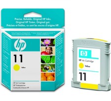 HP 11 Yellow c4838A Genuine HP Ink Cartridge ~ New picture